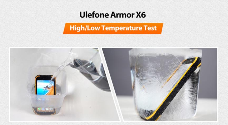 ​Ulefone装甲X6经受住了高温/低温酷刑测试