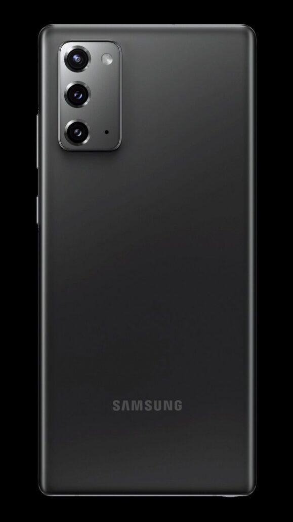 三星Galaxy Note 20在360度渲染中泄漏，显示纯平屏幕