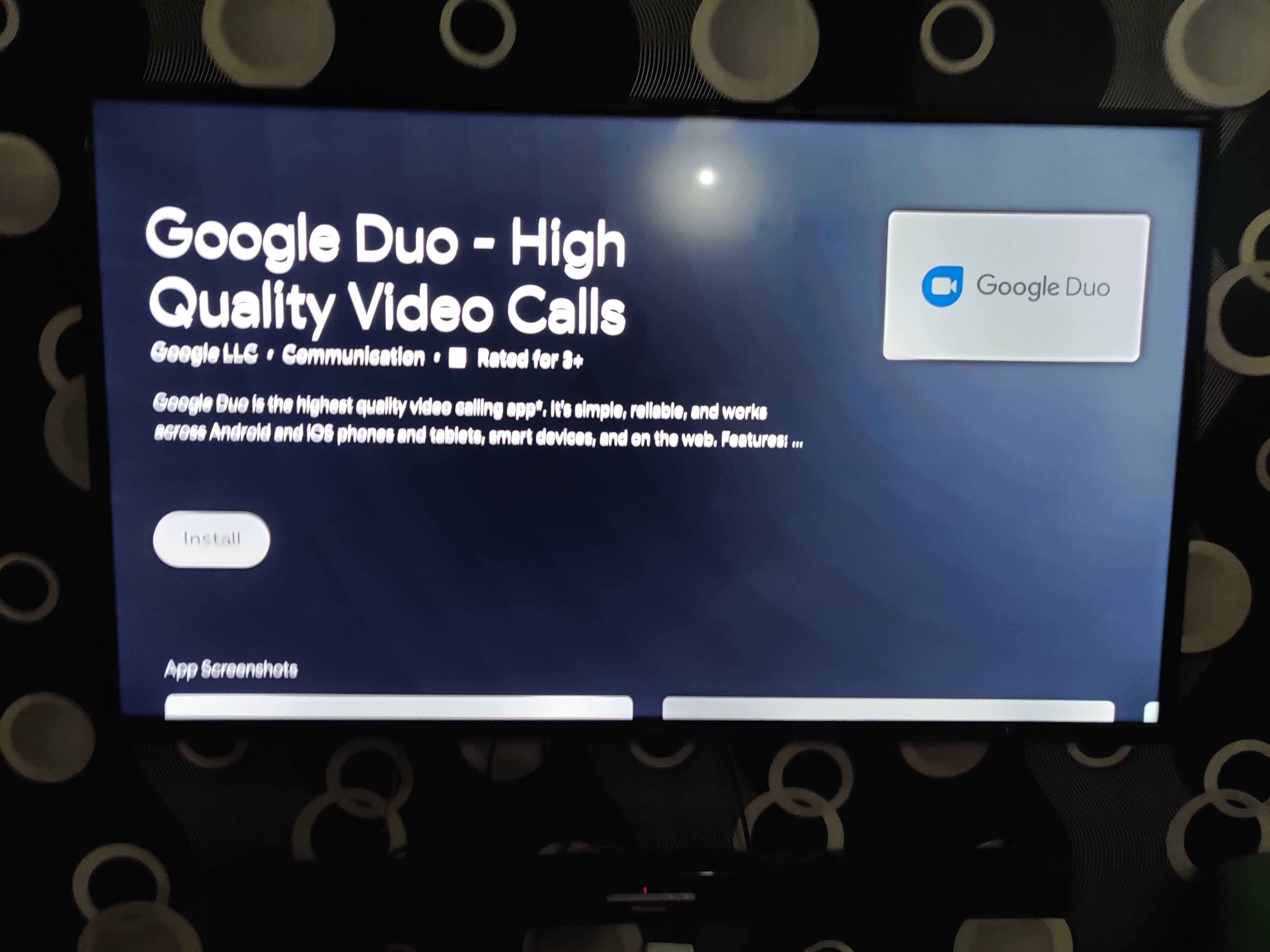 谷歌 Duo现在可用于Android TV
