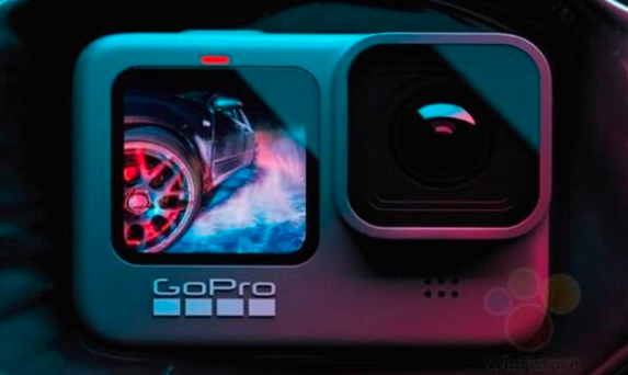新款GoPro HERO9 Black配备有前置屏幕